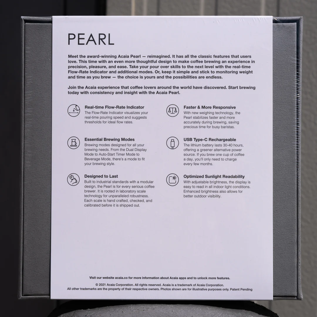 Acaia Pearl Digital Coffee Scale - Image 2