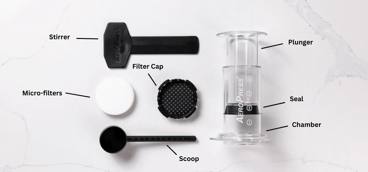 Aeropress Coffee Maker - CLEAR - Image 3