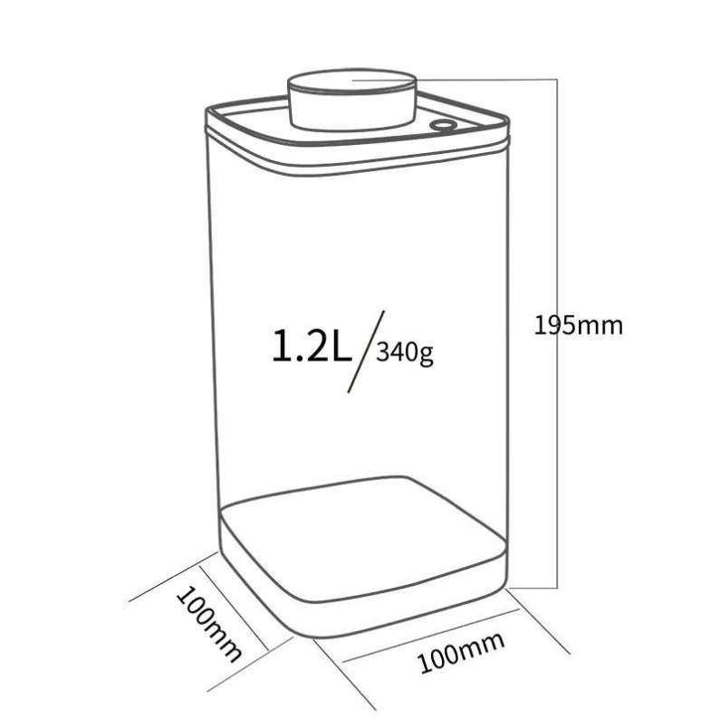 Ankomn - Turn-N-Seal Vacuum container - White - Image 6