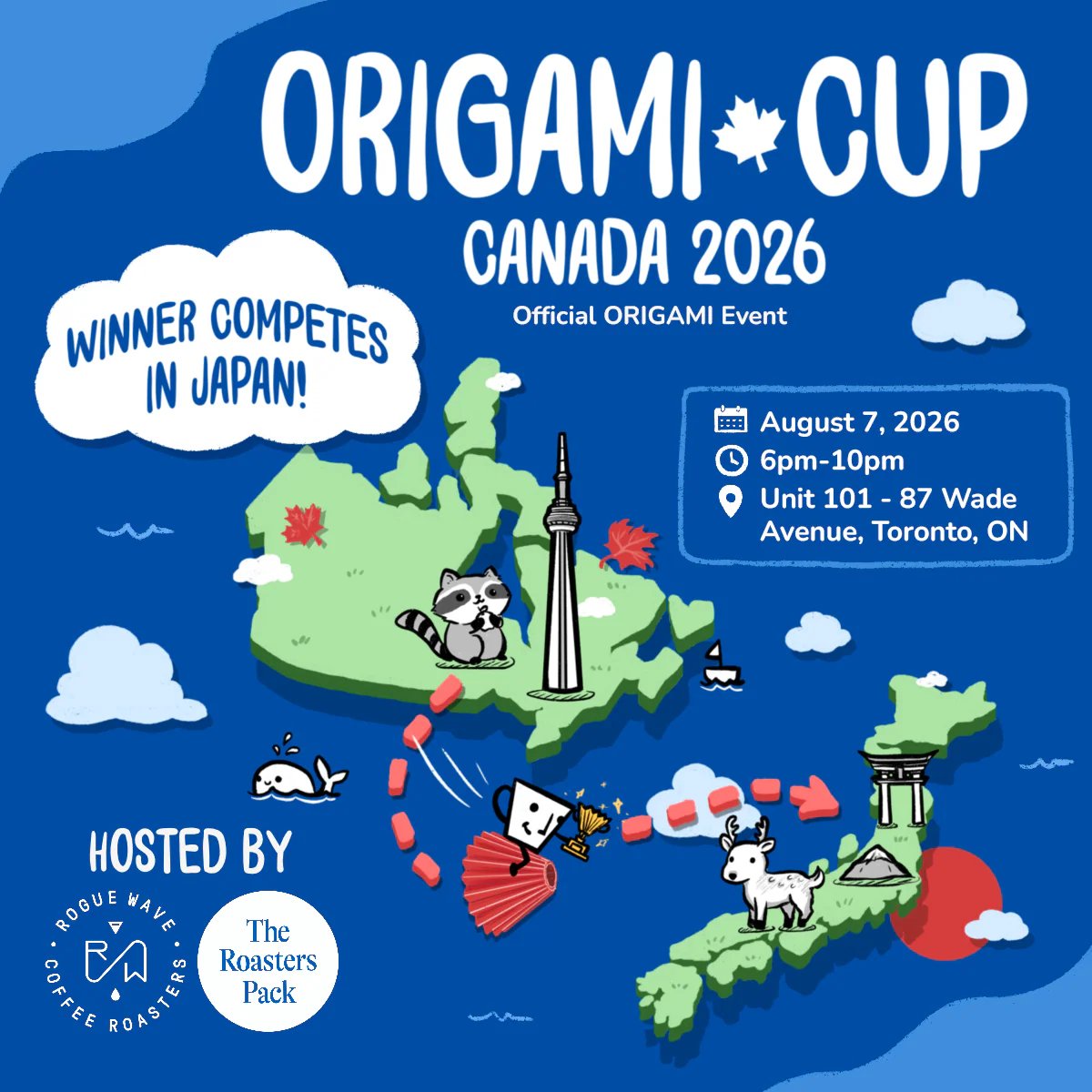 Attendee Ticket - ORIGAMI Cup Canada 2026 - August 7, 2026 - Toronto