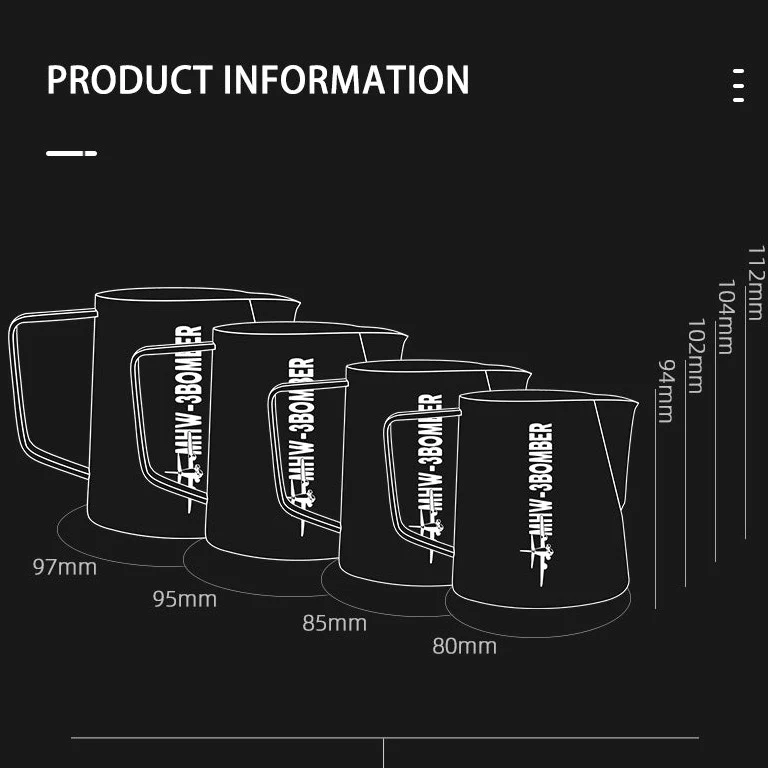 MHW-3BOMBER - 5.0 Milk Pitcher | 600 mL / 20 oz - Image 8