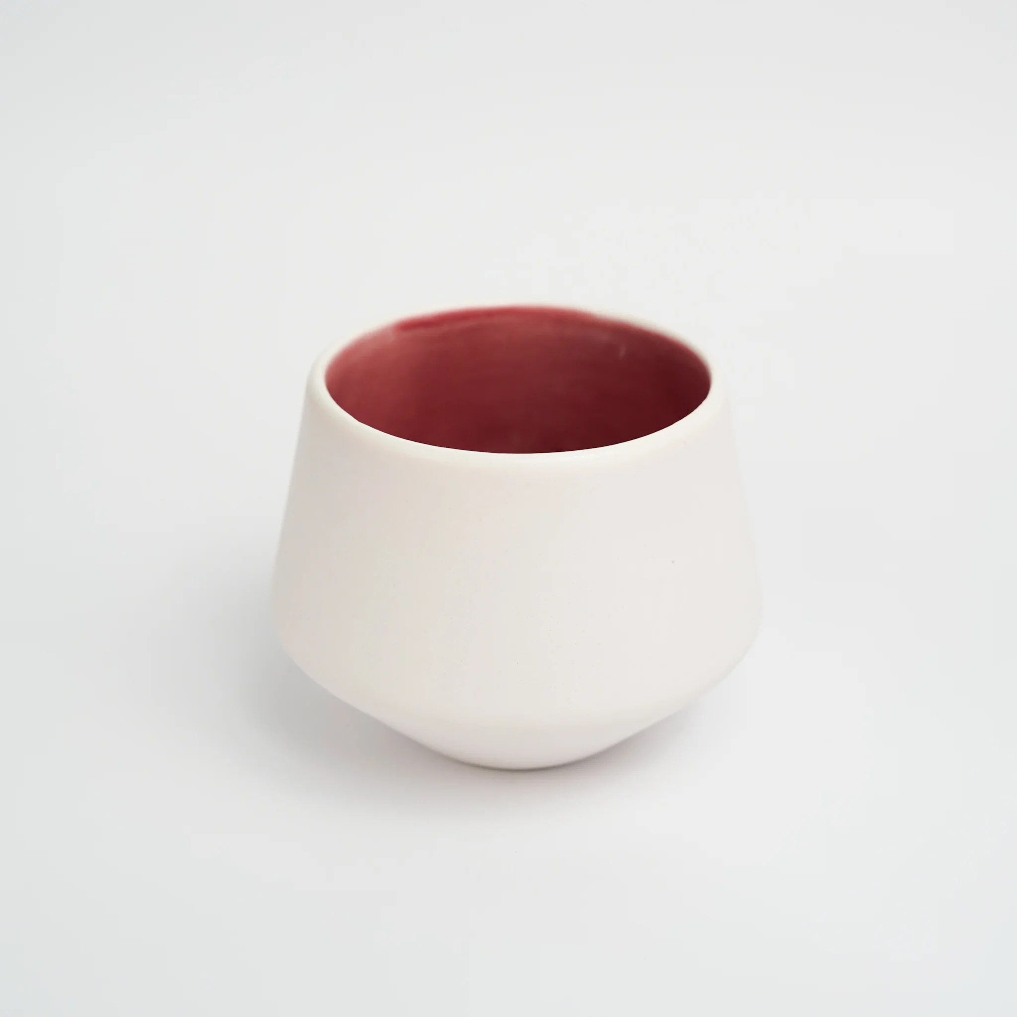 MK Studio - Matte Pink with Glossy Pink Inside | Handmade Porcelain Cup - Image 35