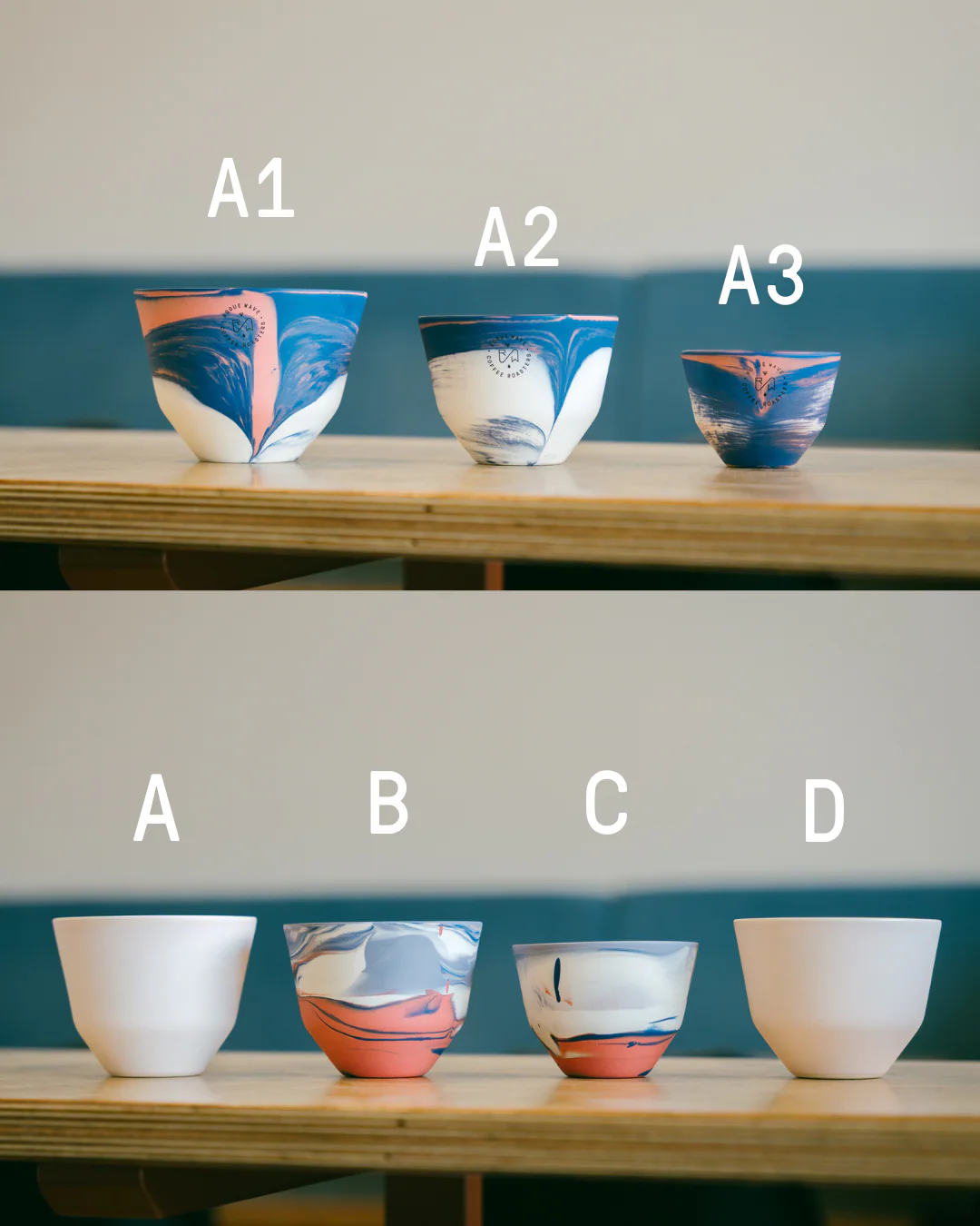 MK Studio - Matte Pink with Glossy Pink Inside | Handmade Porcelain Cup - Image 3