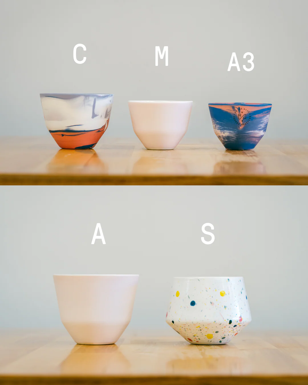 MK Studio - Matte Pink with Glossy Pink Inside | Handmade Porcelain Cup - Image 4